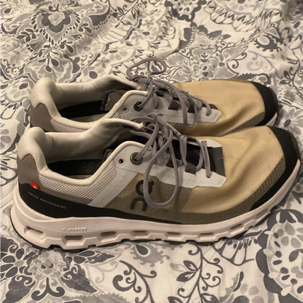 On shoes 
Size 5.5